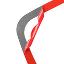 Car Carbon Fiber Front Reading Light Panel Decorative Sticker for Toyota RAV4 2006-2013, Left and Right Drive (Red)