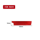 Car Carbon Fiber Passenger Center Control Panel Decorative Sticker for Toyota RAV4 2006-2013, Left Drive (Red)