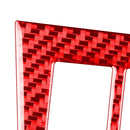 Car Carbon Fiber Cigarette Lighting Panel Decorative Sticker for Toyota RAV4 2006-2013, Left and Right Drive (Red)