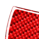 Car Carbon Fiber Inside Door Bowl Decorative Sticker for Toyota RAV4 2006-2013, Left and Right Drive (Red)