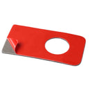 Car Carbon Fiber Front Passenger Seat Handle Box Decorative Sticker for Infiniti Q50 2014-2020, Right Drive(Red)
