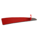Car Carbon Fiber Steering Wheel Below Decorative Sticker for Infiniti Q50 2014-2020, Left and Right Drive(Red)