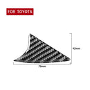 Car Carbon Fiber Air Conditioner Switch Decorative Sticker for Toyota Highlander 2014-2019, Left Drive