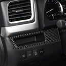 Car Carbon Fiber Driver Card Slot Panel Decorative Sticker for Toyota Highlander 2014-2019, Left Drive