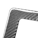 Car Carbon Fiber Driver Left Storage Cover Decorative Sticker for Toyota Highlander 2014-2019, Left Drive