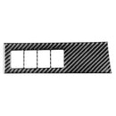 Car Carbon Fiber Headlight Adjustment Switch Panel Decorative Sticker for Toyota Highlander 2014-2019, Left Drive