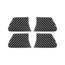 Car Carbon Fiber Inside Door Bowl Decorative Sticker for Toyota Highlander 2014-2019, Left Drive