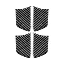 Car Carbon Fiber Inside Door Bowl Decorative Sticker for Toyota Highlander 2014-2019, Left Drive