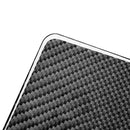 Car Carbon Fiber Steering Wheel Lower Panel Decorative Sticker for Toyota Highlander 2014-2019, Left Drive