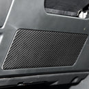 Car Carbon Fiber Steering Wheel Lower Panel Decorative Sticker for Toyota Highlander 2014-2019, Left Drive