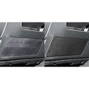 Car Carbon Fiber Steering Wheel Lower Panel Decorative Sticker for Toyota Highlander 2014-2019, Left Drive