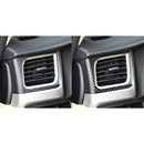 Car Carbon Fiber Side Air Outlet Decorative Sticker for Toyota Highlander 2014-2019, Left Drive