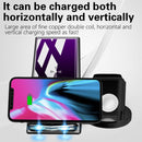 A9 10W 6 In 1 Multi-function Split Design Car Fast Charging Induction Wireless Charger (Black)