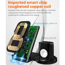 A9 10W 6 In 1 Multi-function Split Design Car Fast Charging Induction Wireless Charger (Black)