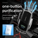 N1 Car Automatic Inductive Magnetic Suction Wireless Charger (Rose Gold)