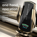 N1 Car Automatic Inductive Magnetic Suction Wireless Charger (Champagne Gold)