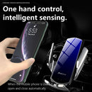 N3 Car Automatic Inductive Magnetic Suction Wireless Charger (Silver)