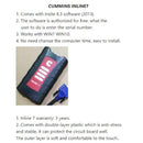 INLINE 7 Data Link Adapter Diagnostic Tool Insite V8.7 Software Heavy Duty Truck Scanner for Cummins