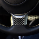 Car Carbon Fiber Steering Wheel Decorative Sticker for Subaru BRZ / Toyota 86 2017-2019, Left and Right Drive Universal