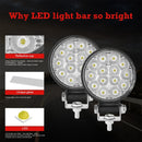 D0037 9.8W 10-30V DC 6000K 3 inch 14 LEDs Circle Offroad Truck Car Driving Light Work Light Spotlight Fog Light
