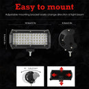 D0039 28W 10-30V DC 6000K 7 inch 40 LEDs Offroad Truck Car Driving Light Work Light Spotlight Fog Light