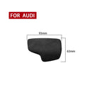 Car Suede Shift Knob Handle Cover A Version for Audi A4/S4(2017+) & A5/S5(2017+), Suitable for Left Driving(Black Grey)