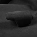Car Suede Shift Knob Handle Cover A Version for Audi A4/S4(2017+) & A5/S5(2017+), Suitable for Left Driving(Black Grey)