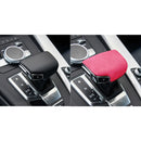 Car Suede Shift Knob Handle Cover A Version for Audi A4/S4(2017+) & A5/S5(2017+), Suitable for Left Driving(Pink)