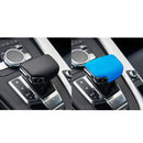 Car Suede Shift Knob Handle Cover A Version for Audi A4/S4(2017+) & A5/S5(2017+), Suitable for Left Driving(Sky Blue)