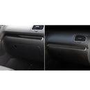 Carbon Fiber Car Central Control Strip Decorative Sticker for Volkswagen Golf 6 2008-2012, Left Driving