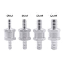 Car 8mm Aluminium Alloy Fuel Petrol One Way Non Return Check Valve