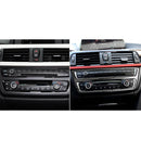 Carbon Fiber Car CD Panel Decorative Sticker for BMW (F30) 2013-2015 / (F34) 2013-2016