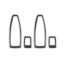 Carbon Fiber Car Lifting Panel Decorative Sticker for BMW F20 / F21 2012-2016 / F30 2013-2015 / F34 2013-2016