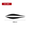 1 Pairs Carbon Fiber Car Lamp Eyebrow Decorative Sticker for BMW F30 2013-2015