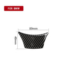 A Edition Carbon Fiber Car Small Steering Wheel Decorative Sticker for BMW 5 Series F10 F18 2011-2017