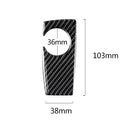 Carbon Fiber Car Handbrake Below Panel Decorative Sticker for BMW 5 Series F07 F10 F25 F26 / GT X3 X4 2009-2016,Sutible for Right Driving