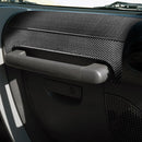2 in 1 Car Carbon Fiber Front Passenger Seat Handrail Decorative Sticker for Jeep Wrangler JK 2007-2010, Left and Right Drive Universal