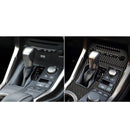 Car Carbon Fiber Gearshift Panel B Decorative Sticker for Lexus NX200 / 200t / 300h 2014-2021, Right Drive