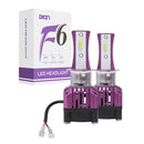 2 PCS F6 H3 DC9-32V 26W 6500K 3000LM Car / Motorcycle LED Headlight Lamps / Fog Light (Purple)