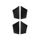 Car Carbon Fiber Inner Door Bowl Decorative Sticker for Audi A6 S6 C7 A7 S7 4G8 2012-2018, Left and Right Drive Universal