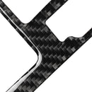 Car Carbon Fiber One-button Start Panel Decorative Sticker for Audi A6 S6 C7 A7 S7 4G8 2012-2018, Right Drive