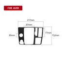 Car Carbon Fiber One-button Start Panel Decorative Sticker for Audi A6 S6 C7 A7 S7 4G8 2012-2018, Right Drive