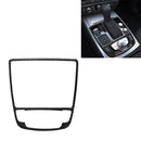 Car Carbon Fiber Gear Shift Panel Decorative Sticker for Audi A6 S6 C7 A7 S7 4G8 2012-2018, Left and Right Drive Universal