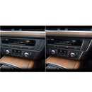 Car Carbon Fiber Air Conditioning CD Panel Decorative Sticker for Audi A6 S6 C7 A7 S7 4G8 2012-2018, Right Drive