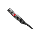 Car Carbon Fiber S Line Pattern Rearview Mirror Anti-collision Sticker for Audi TT, Left and Right Drive Universal