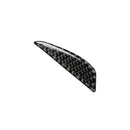 Car Carbon Fiber German Flag Pattern Anti-collision Sticker for Audi TT, Left and Right Drive Universal