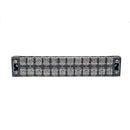 5 PCS Car 12-way 25A TB-2512 Dual Row Power Terminal Connector + 12-position Connection Strip with Cover