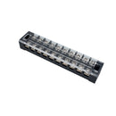 5 PCS Car 10-way 25A TB-2510 Dual Row Power Terminal Connector + 10-position Connection Strip with Cover
