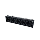 5 PCS Car 10-way 25A TB-2510 Dual Row Power Terminal Connector + 10-position Connection Strip with Cover