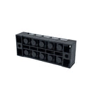 5 PCS Car 5-way 25A TB-2505 Dual Row Power Terminal Connector + 5-position Connection Strip with Cover